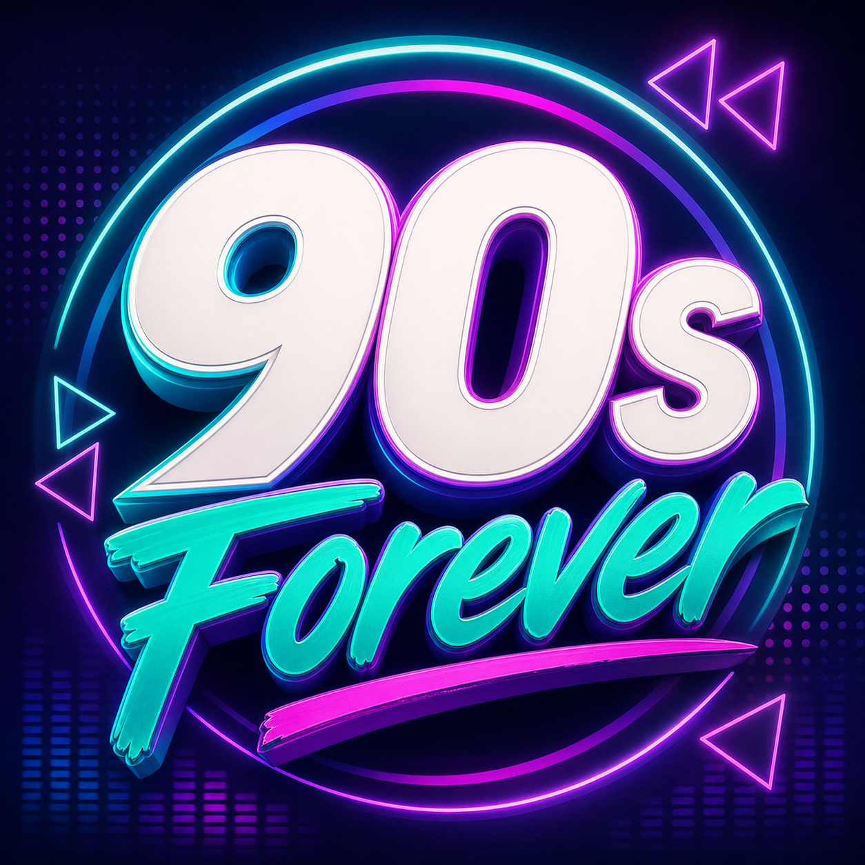 90s Forever station logo