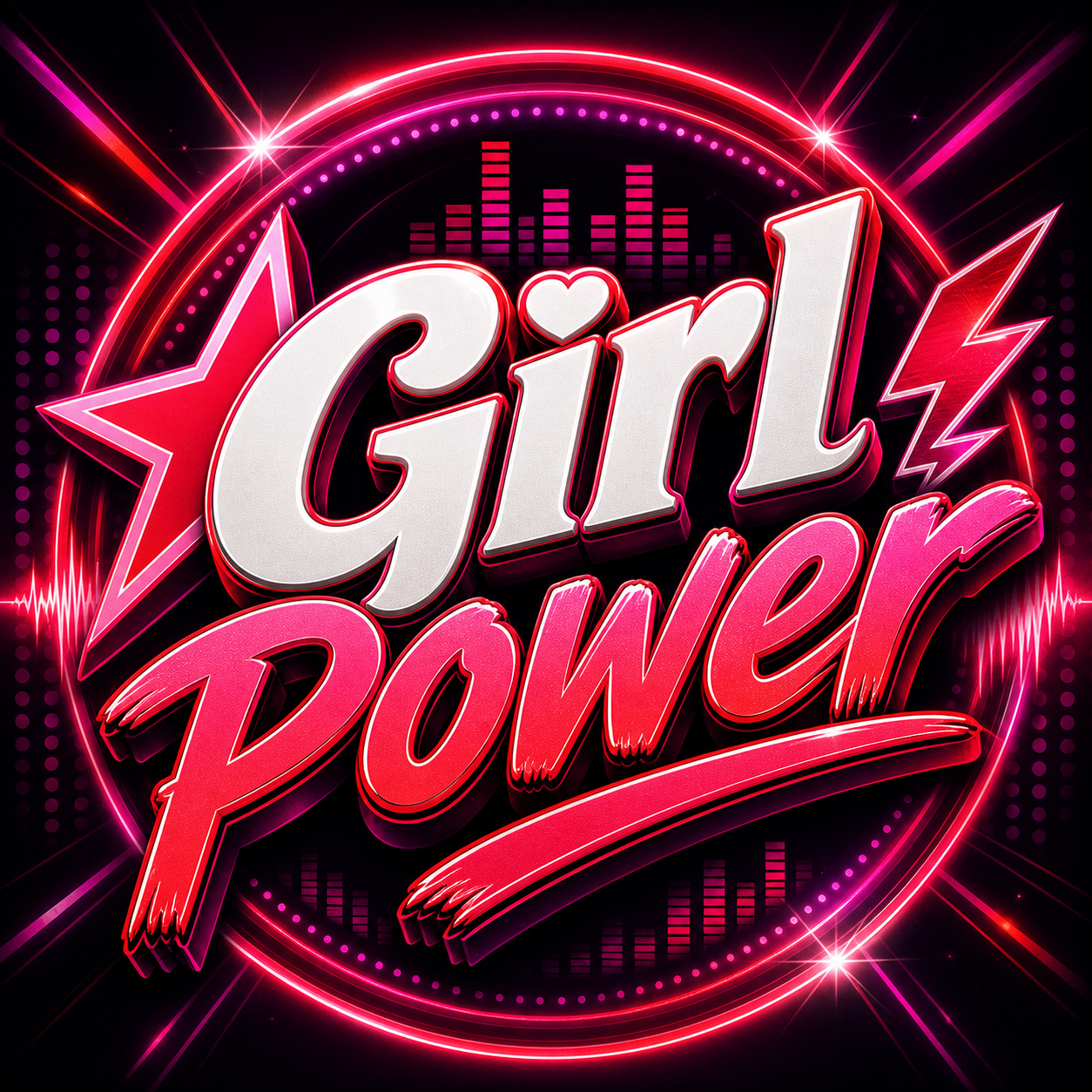 Girl Power radio station artwork